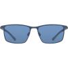 imageCOLE HAAN Mens CH6087 Polarized Rectangular Sunglasses Navy 5617140