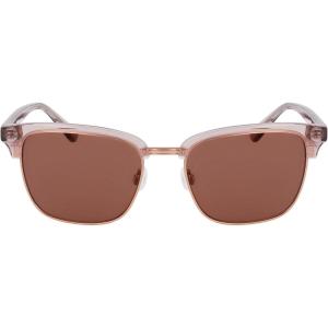 COLE HAAN CH6505 Polarized Square Sunglasses, Taupe Crystal, 54/18/140