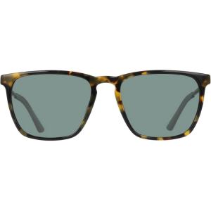 COLE HAAN Men’s CH6085 Polarized Square Sunglasses, Tortoise, 55/18/140
