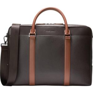 Cole Haan Bag-Triboro Briefcase(Dark Chocolate/New British Tan)