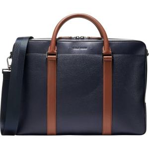 Cole Haan Bag-Triboro Briefcase(Navy Blazer/New British Tan)