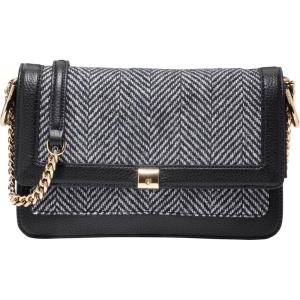Cole Haan Daniella Chain Shoulder Bag(Herringbne Twd/Blk)