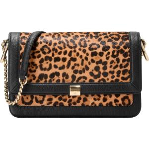 Cole Haan Daniella Chain Shoulder Bag(Leoprd Prt/Blk Pat)