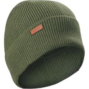 Cole Haan Heritage Rib Cuff Wool Beanie Hat(Olive)