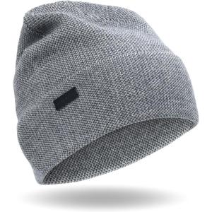 Cole Haan Men’s Birdseye Beanie(Soft Grey)