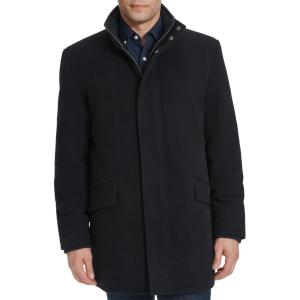 Cole Haan Men’s Casual Cold Weather Soft Coat(Navy)