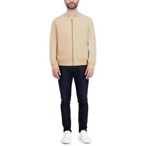 Cole Haan Men’s Comfortable Casual Classic Soft Rain Coat(Khaki)