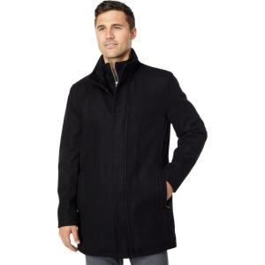 Cole Haan Men’s Formal Cold Weather Soft Coat(Black)