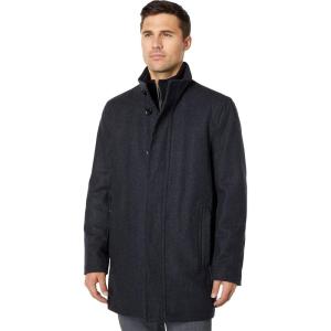 Cole Haan Men’s Formal Cold Weather Soft Coat(Blue)