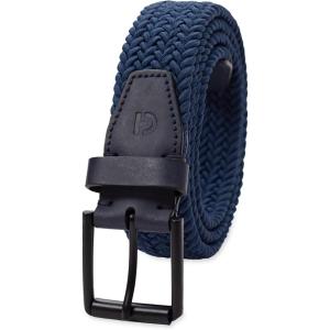 Cole Haan Men’s Fully Adjustable Stretch Fabric Casual Belt(Navy)