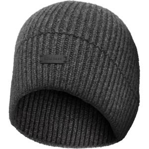 Cole Haan Men’s Knit Beanie-No Cuff Design(Guaranteed Grey)