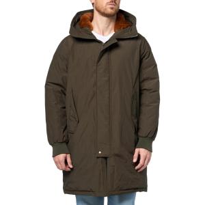 Cole Haan Men’s Stretch Rain Top Coat Inner Quilted 3 in 1 Jacket(Olive)