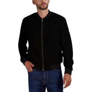 Cole Haan Men’s Suede Jacket(Black)