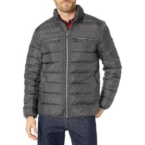 Cole Haan Signature Men’s Packable Down Jacket(Grey)