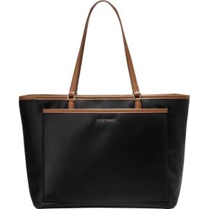 Cole Haan The Elyse Nylon Tote(Black/Ch Gldn Hone)