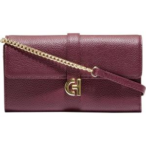 Cole Haan Wallet-On-A-Chain, Black Garnet
