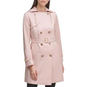 Cole Haan Women’s Double Breasted Trench Coat(Nude)