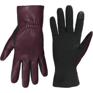Cole Haan Womens Elastic Stretch Palm Glove(Pinot)