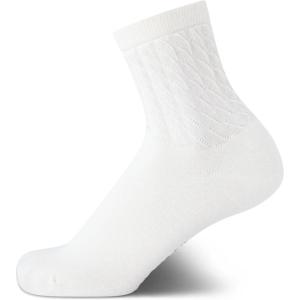 Cole Haan Womens Quarter Socks – Soft Moisture Wicking Casual Quarter-Length Mini Crew Socks for Women (Shoe Sizes: 4-10)(Ivory)