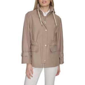 Cole Haan Women’s Rain Jacket(Light Taupe)