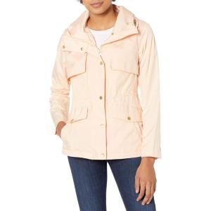 Cole Haan Women’s Short Packable Rain Jacket(Apricot)