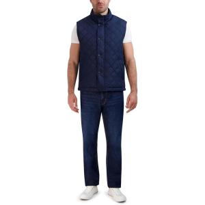 Cole Haan mens Warm Versatile Casual Vest(Brown)