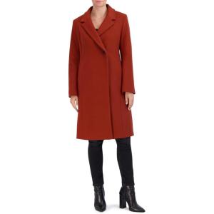 Cole Haan womens Cold Weather Formal Soft Coat(Rust)