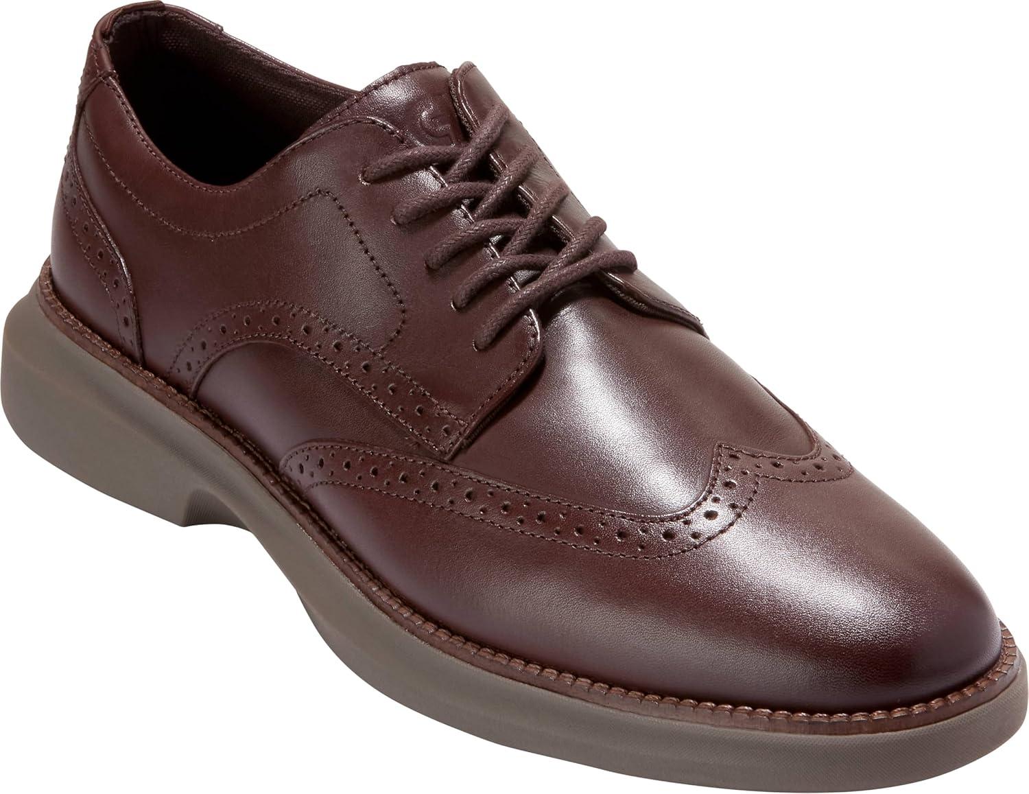 imageCole Haan Mens Grand Shadowlite Wingtip OxfordMadeiraDk Natural