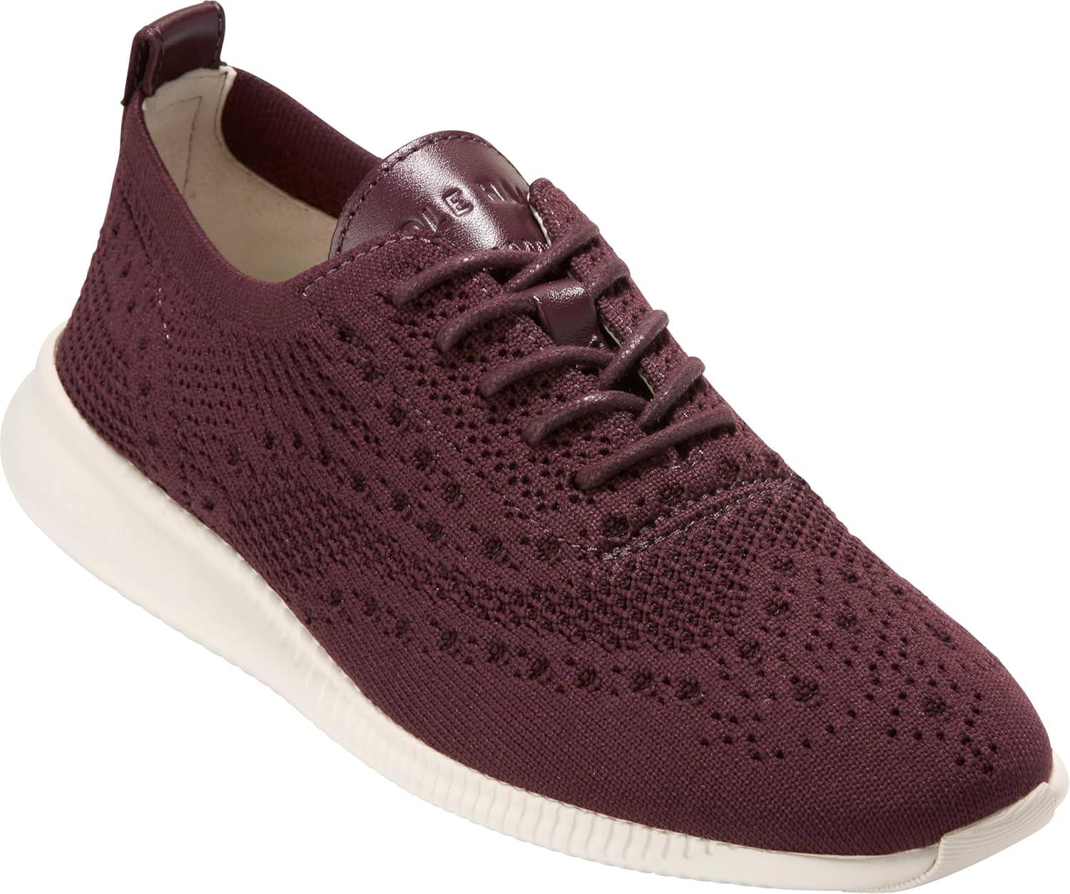 imageCole Haan Womens 2Zerogrand Stitchlite OxfordBlk Garnet Stchlt