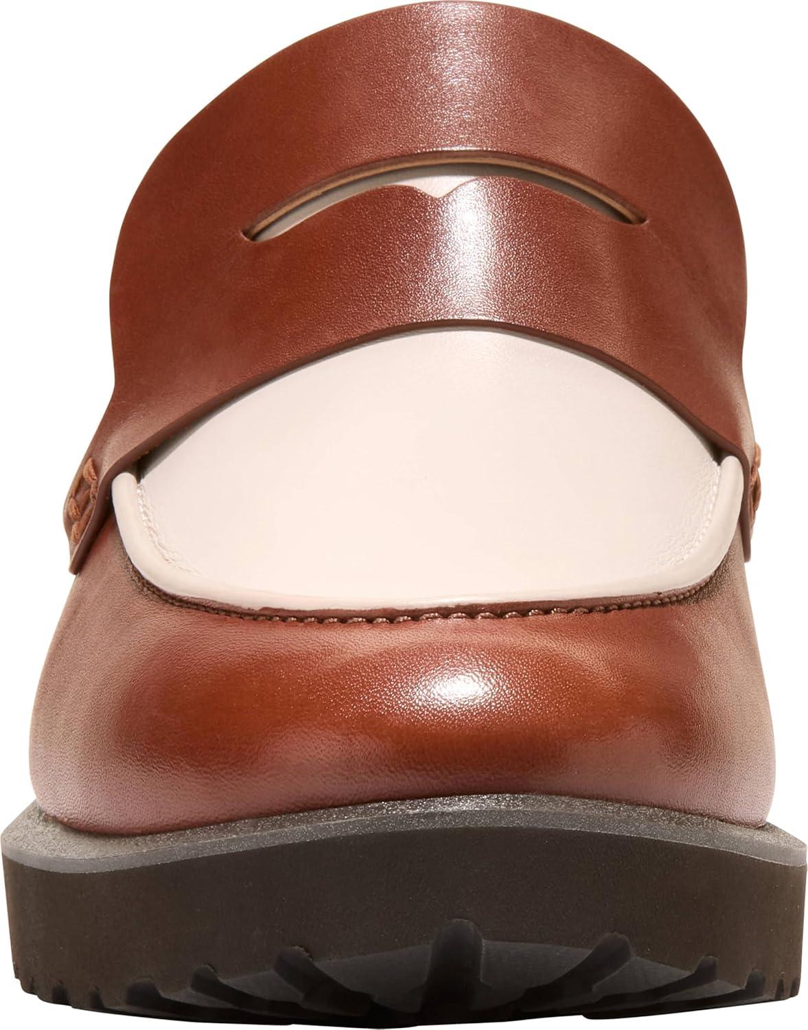 imageCole Haan Womens Gwendolyn Penny LoafersDk CuoioIvry Lthr