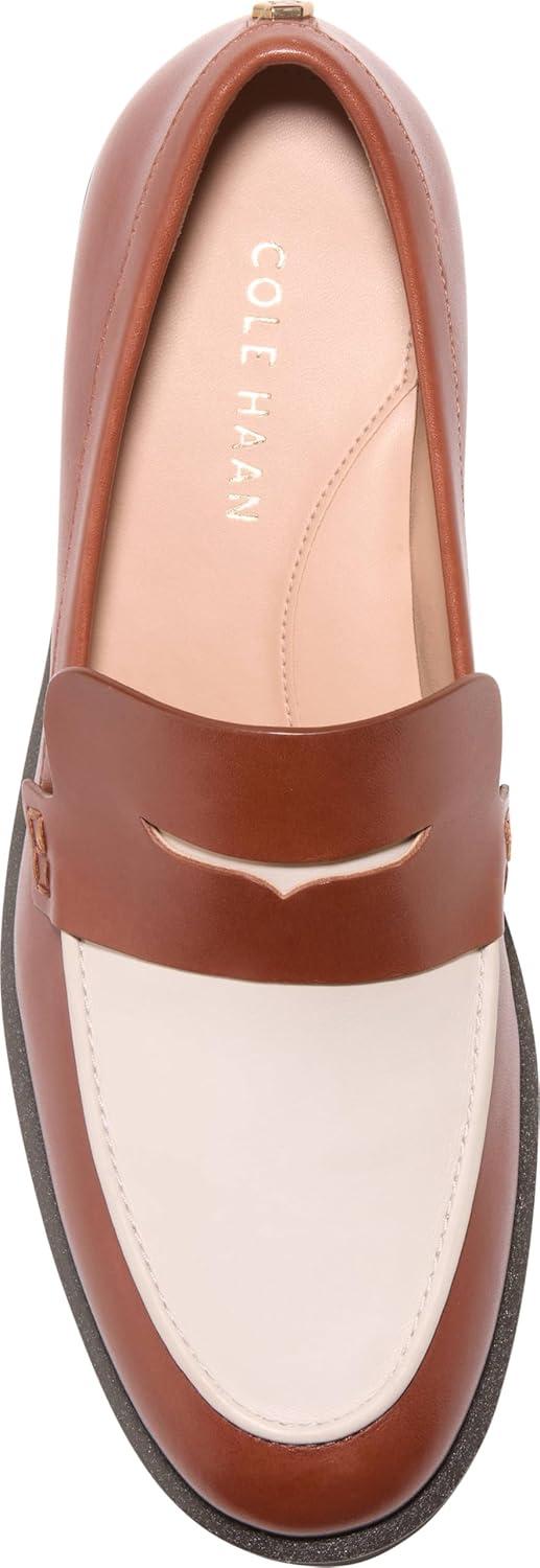 imageCole Haan Womens Gwendolyn Penny LoafersDk CuoioIvry Lthr