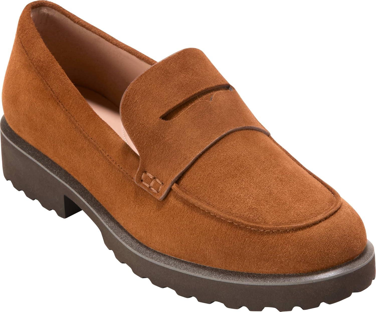 imageCole Haan Womens Gwendolyn Penny LoafersTobacco Suede