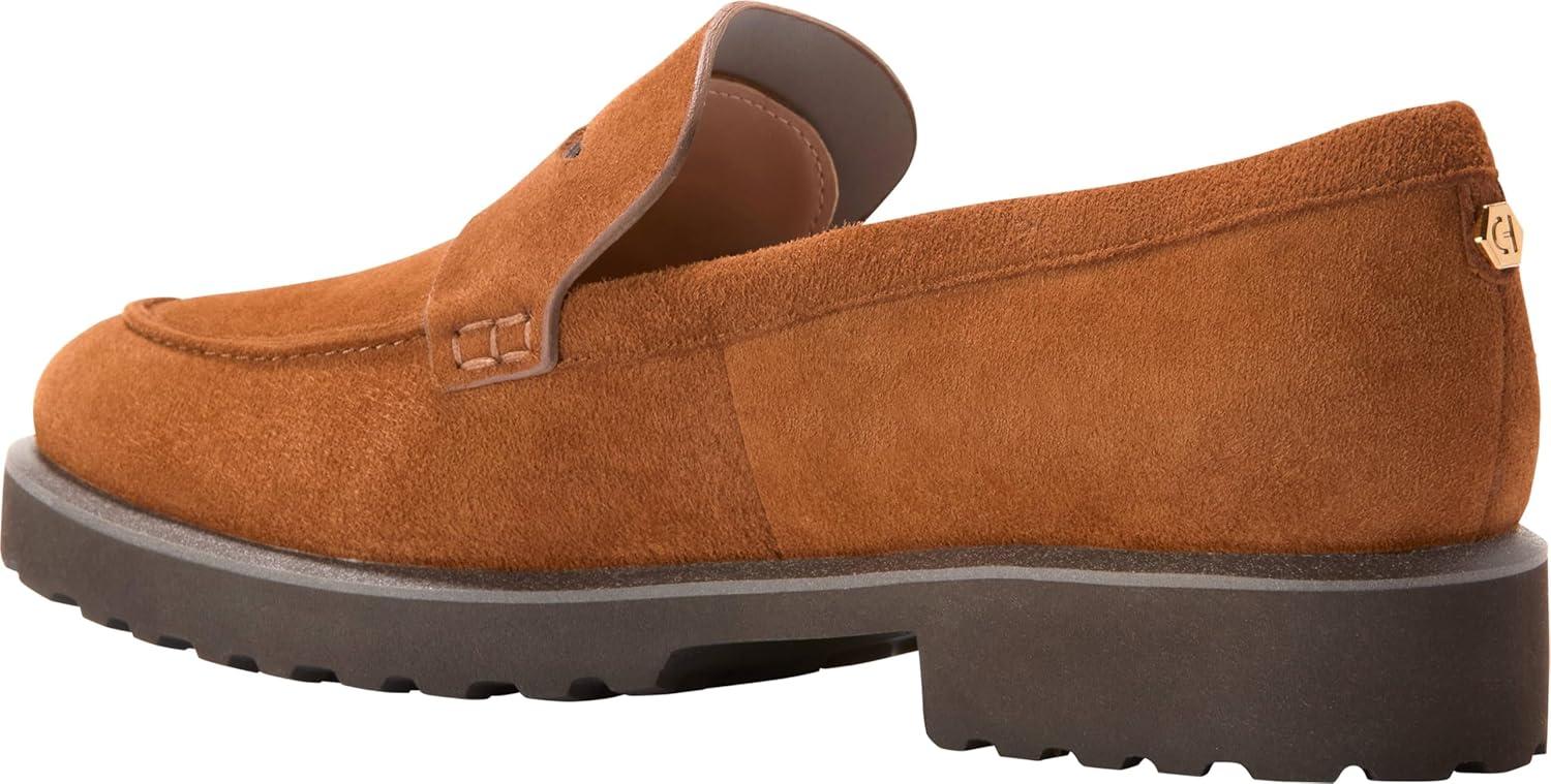 imageCole Haan Womens Gwendolyn Penny LoafersTobacco Suede