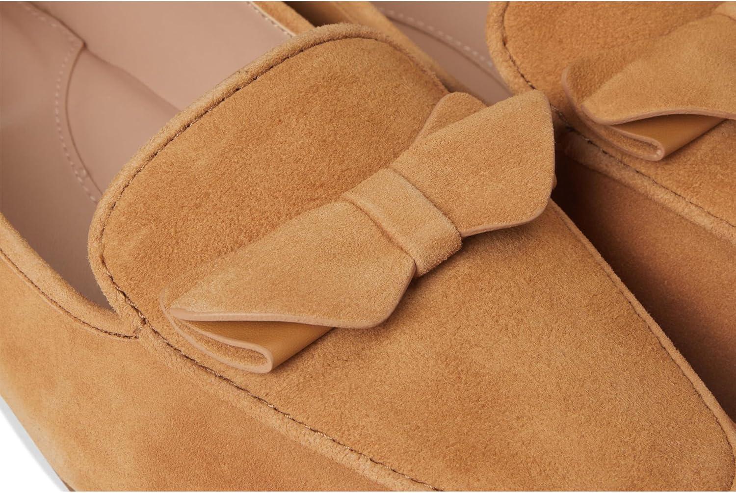 imageCole Haan Womens Payson Soft Bow LoafersBiscuit Suede