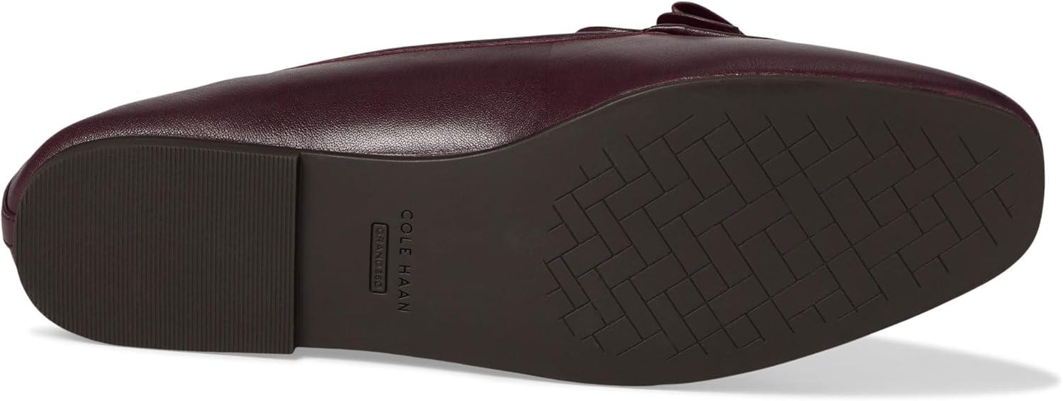 imageCole Haan Womens Payson Soft Bow LoafersBlack Garnet Ltr