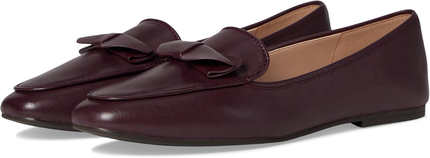imageCole Haan Womens Payson Soft Bow LoafersBlack Garnet Ltr
