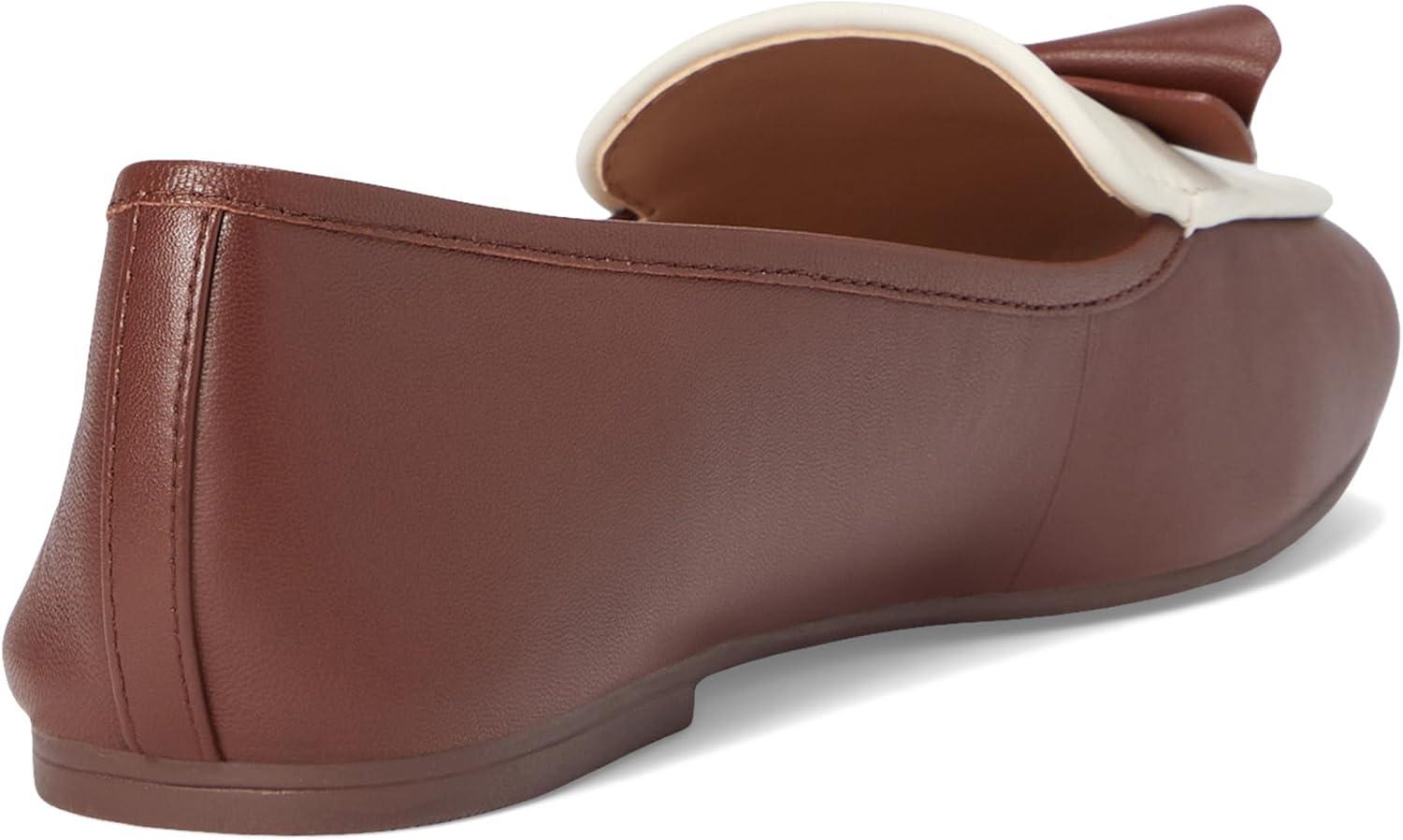 imageCole Haan Womens Payson Soft Bow LoafersDk CuoioIvory