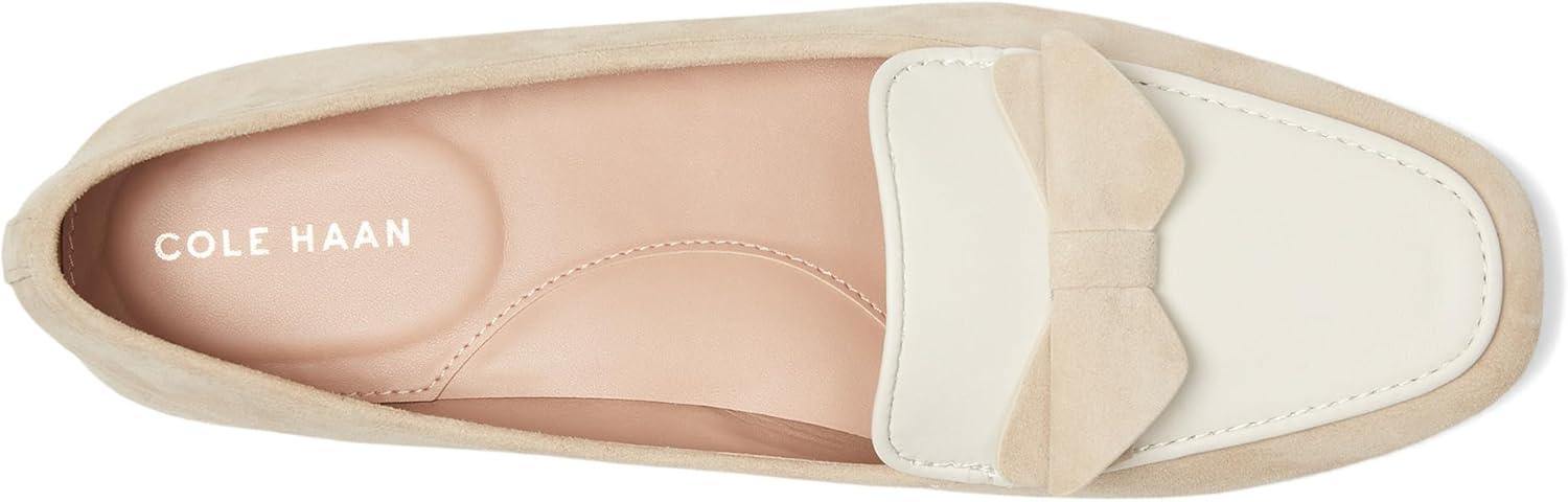 imageCole Haan Womens Payson Soft Bow LoafersLt Sesame SdeIvry