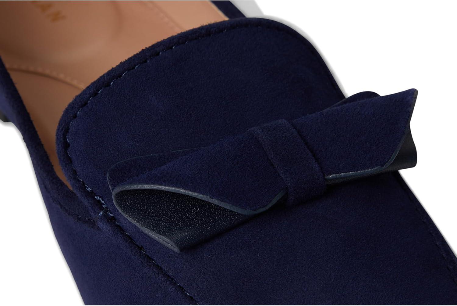 imageCole Haan Womens Payson Soft Bow LoafersMdnght Moon Sde