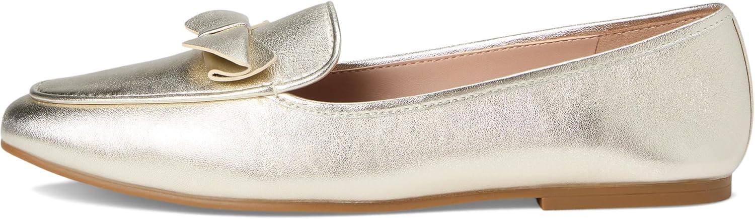 imageCole Haan Womens Payson Soft Bow LoafersSoft Gold Lthr