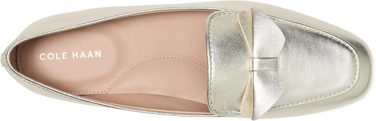 imageCole Haan Womens Payson Soft Bow LoafersSoft Gold Lthr