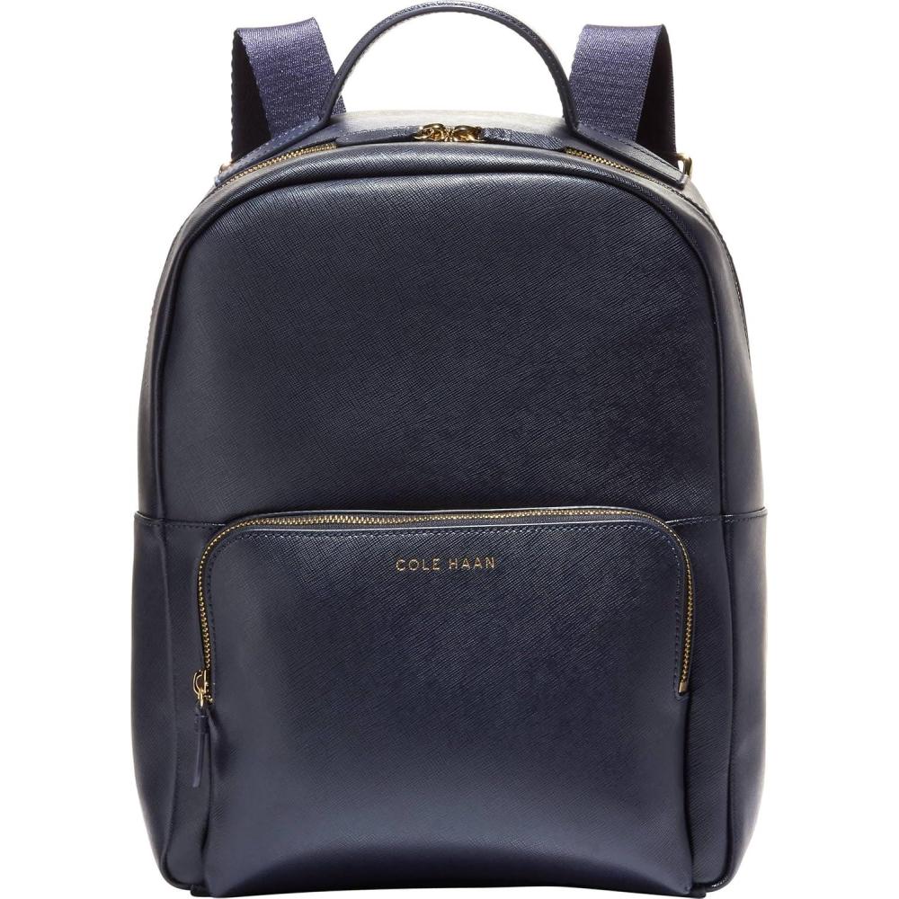 imageCole Haan Delancey Saffiano Backpack CH Midnight MoonCh Midnight Moon