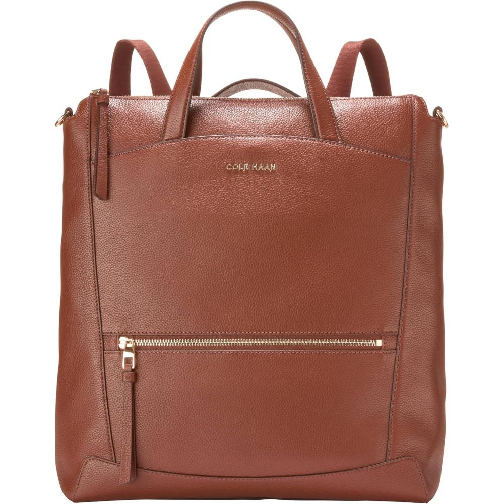 imageCole Haan Grand Ambition Leather Backpack Dark CuoioDark Cuoio