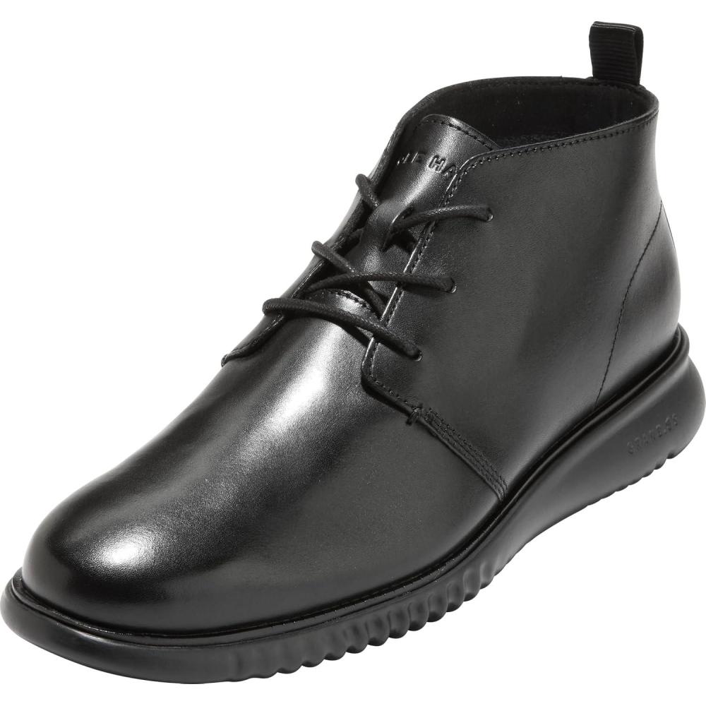 imageCole Haan Mens 2ZEROGRAND Chukka BootBlackBlack