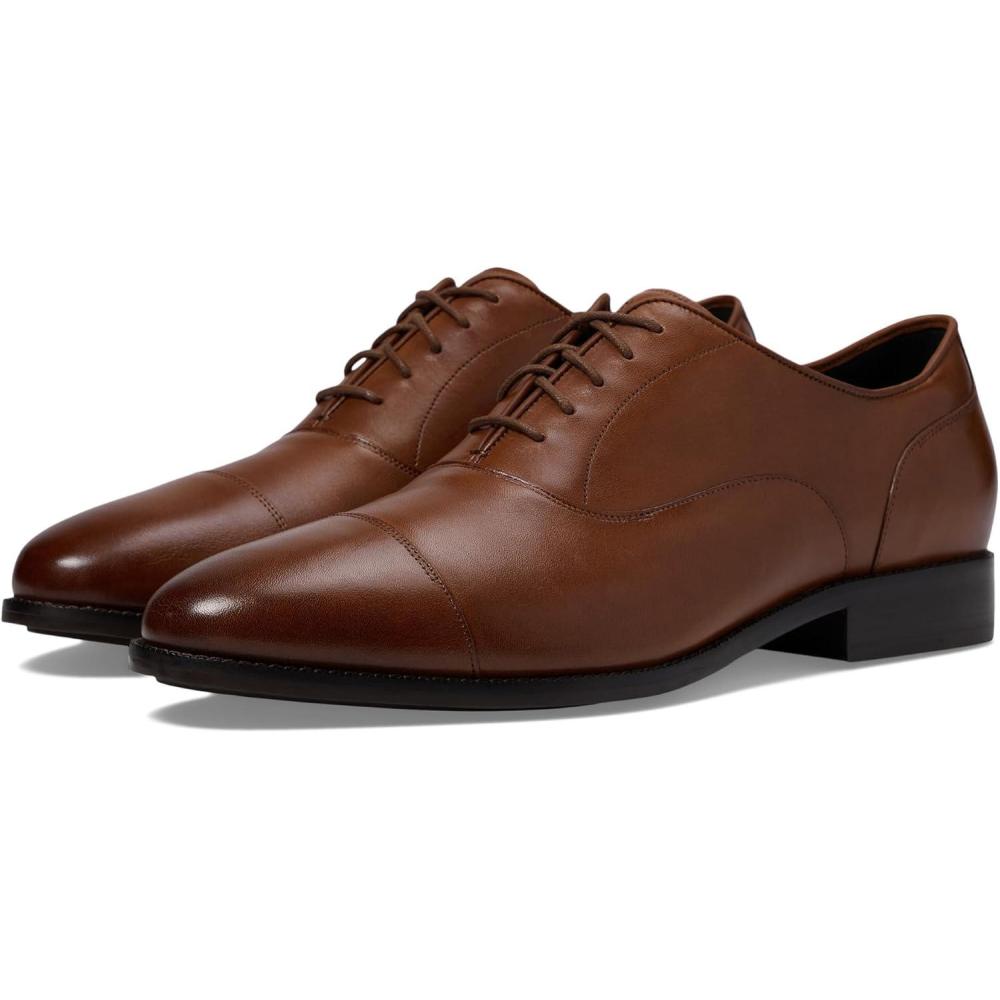 imageCole Haan Mens Bedford Cap Toe OxfordsCh Brit TanDk Cho