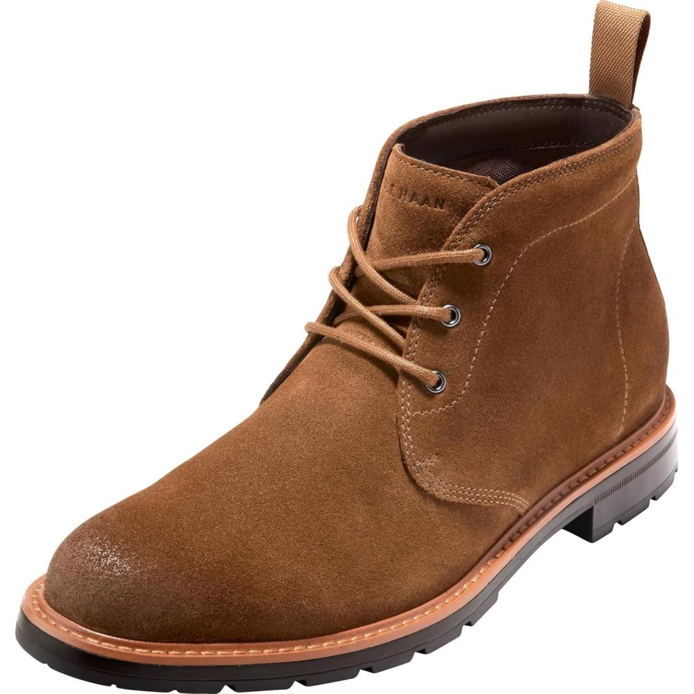 imageCole Haan Mens Chamberlin Grand Chukka BootsSpiced Brwn Sde Wr