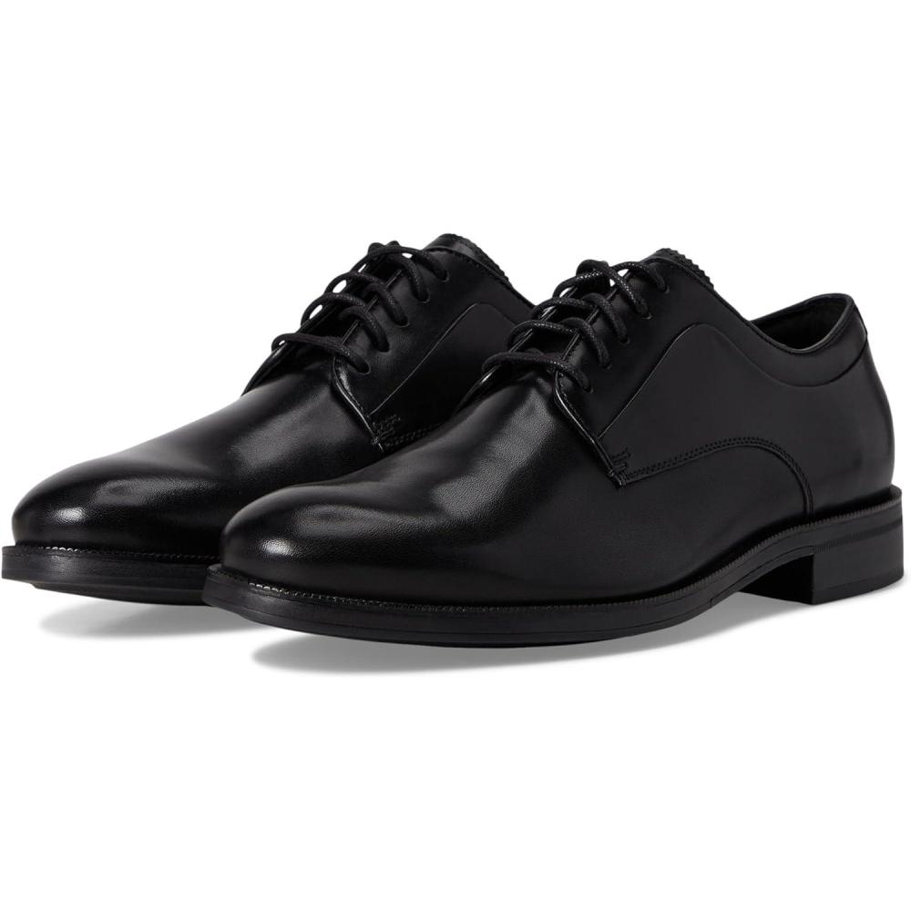 imageCole Haan Mens Dean Grand Plain Toe OxfordBlackNatural