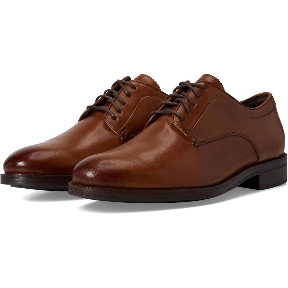 imageCole Haan Mens Dean Grand Plain Toe OxfordBritish TanBlack