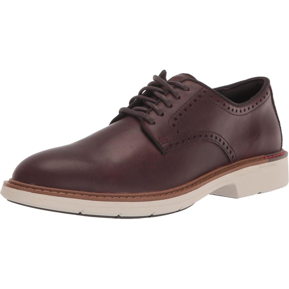 imageCole Haan Mens GoTo Plain Toe OxfordCh Dark Coffee