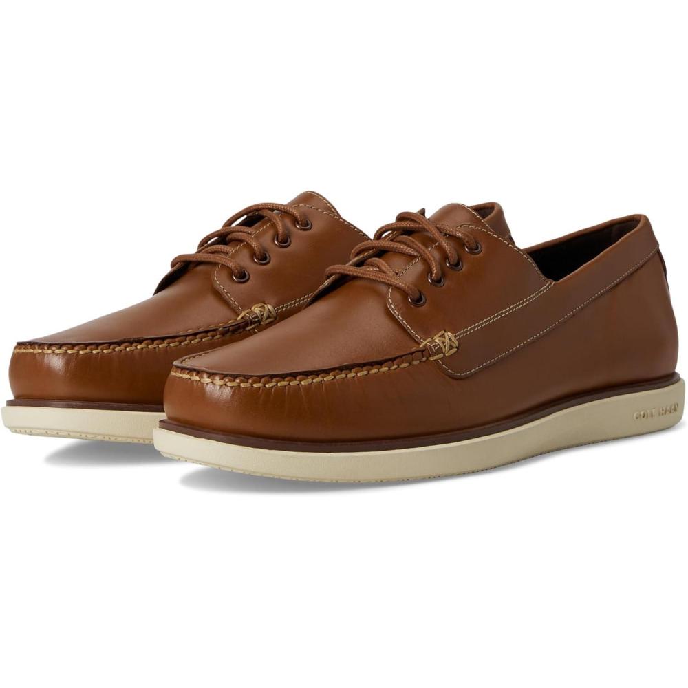 imageCole Haan Mens Grand 4Eye LoafersBritish TanAngora